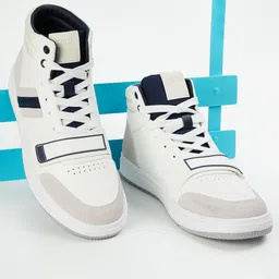 Forca by Lifestyle Men Perforated Comfort Insole Mid-Top Sneakers-image-14