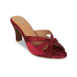 Mochi Embellished Open Toe Slim heels-17