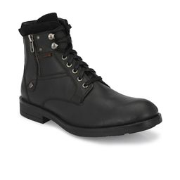 Delize Men Black Leather Derbys-image-7