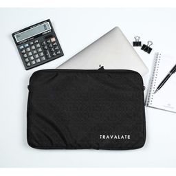 TRAVALATE Unisex Black Laptop Sleeve Case-42
