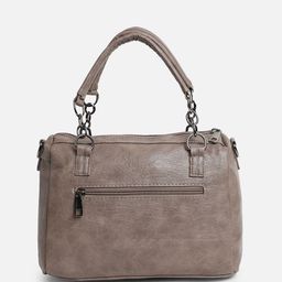 HAUTE SAUCE by  Campus Sutra Textured Structured Leather Handheld Bag image 5