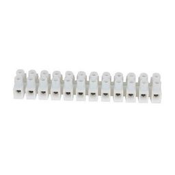 POWER CONNECT PVC Terminal Connector Strip (PA60P) 12 ways - Dual Row Electric Barrier Strip Screw Terminal Blocks for Electrical Control Electr(3) ic Wire Connecting (100) image 1
