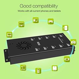 Sipolar Desktop Charging Station with 10 Data Syncs and Charger Port Speed up to 2.1A image 4