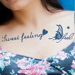 LICK Matte Finish Realistic Semi Temporary Body Tattoo - Sweet Feeling LK-159-image-54