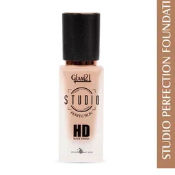 GLAM21 Studio Perfection HD Matte Foundation Smooth Matte Finish-30ml Deep- Olive -06-26