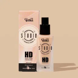 GLAM21 Studio Perfection HD Matte Foundation Smooth Matte Finish-30ml Deep -Ivory -01 image 3