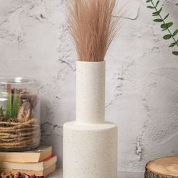 MARKET99 Off-White Printed Ceramic Flower Vase-image-44