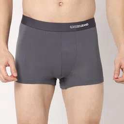 UnderJeans by Spykar Mid Rise Trunks UJNPTS044MIDGREY-48