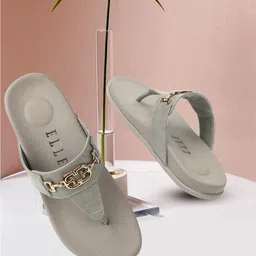 ELLE Buckled T-Strap Flats-image-73