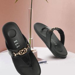 Elle Embellished T-Strap Flats-30