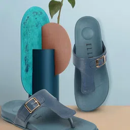 ELLE Buckled T-Strap Flats-image-84