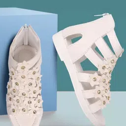 BAESD Girls Embellished Gladiators-21
