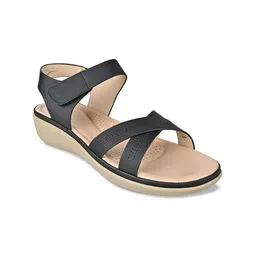 Rocia Perforated Open Toe Comfort Heels-11