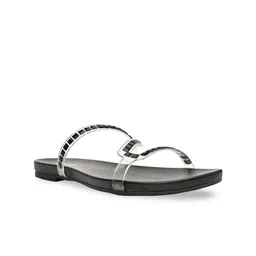 Rocia Embellished Open Toe Flats-91