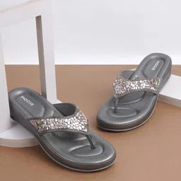 Mochi Women Embellished Open Toe Flats-28