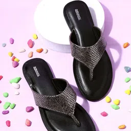 Anouk Women Embellished T-Strap Flats-picture-50