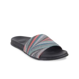 Metro Embellished Open Toe Flats-44