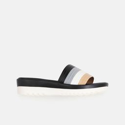 Kenneth Cole Striped Open Toe Flats-23
