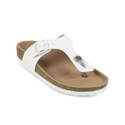 Metro Women Open Toe T-Strap Flats-56