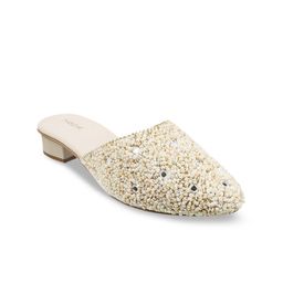Mochi Women Beige Mules Flats-picture-39