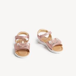 Marks & Spencer Girls Shimmered Unicorn Design Open Toe Flats-6