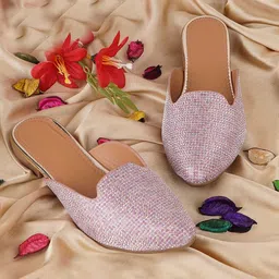 BAESD Women Embellished Mules Flats-picture-50