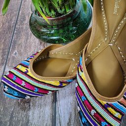 Fulkari Women Ethnic Ballerinas Flats-picture-47