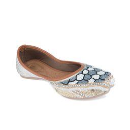 DESI COLOUR Women Round Toe Ethnic - Embellished Mojaris-picture-50