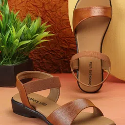 sneakers villa Open Toe Flats With Backstrap-image-11