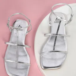 Tao Paris Strappy Open Toe Flats-image-81