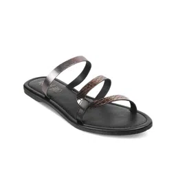 Tresmode No Back Strap Open Toe Flats-5