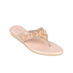 Rocia Women Embellished Ethnic T-Strap Flats-image-52