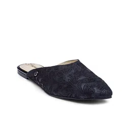 BEAVER Women Pointed Toe Textured Mules-20
