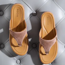 Rocia Laser Cuts Comfort T-Strap Flats-picture-47