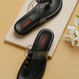 VALIOSAA Textured Open Toe Flats-image-10