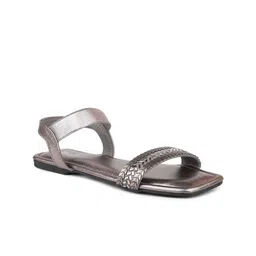 Inc 5 Embellished Open Toe Flats-image-42
