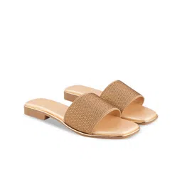 Shoetopia Women Embellished Open Toe Flats-99