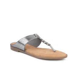 Inc 5 Open Toe T-Strap Flats-picture-9