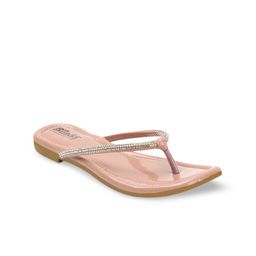 BLINDER Embellished Open Toe Flats image 3