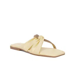 FABBHUE Embellished Open Toe Flats image 2