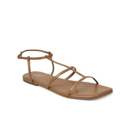 Tao Paris Strappy Backstrap Leather Open Toe Flats image 5
