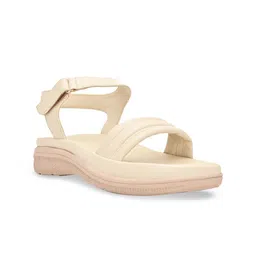 Rocia Textured Open Toe Flats image 2