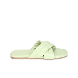 yoho Criss-Cross Strap Open Toe Flats image 4