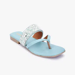 Anouk Embellished Open Toe Flats image 4