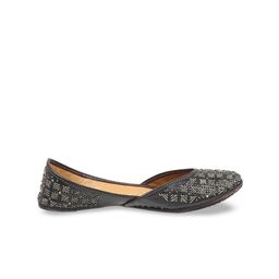 Mochi Embellished Mojaris Flats image 3