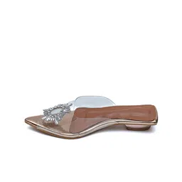 Dapper Feet-Fancy Nancy Embellished Pointed Toe Mules image 5