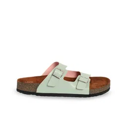 Lavie Buckle Detail Open Toe Flats image 2