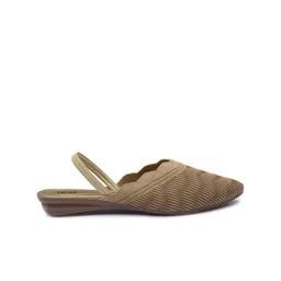 DEAS Pointed Toe Textured Mules With Backstrap image 4