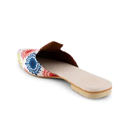 GLAM STORY Printed Pointed Toe Mules image 2