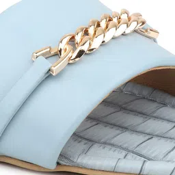 Inc 5 Textured Open Toe Flats image 4